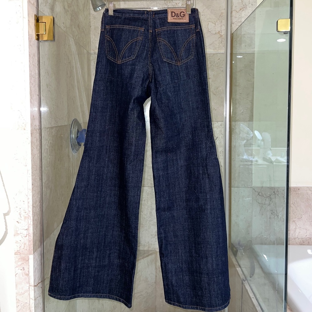 D & G vintage wide leg jeans,
